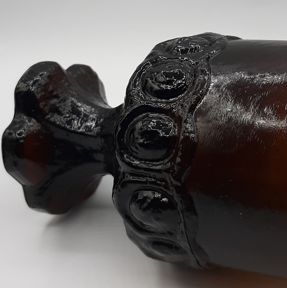 5 Tiffin Franciscan Madeira Smoke Brown Water Goblets Vintage Stemware Glasses - Picture 5 of 7